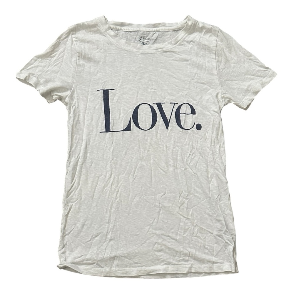 J. Crew Gray Graphic Short Sleeve T-Shirt